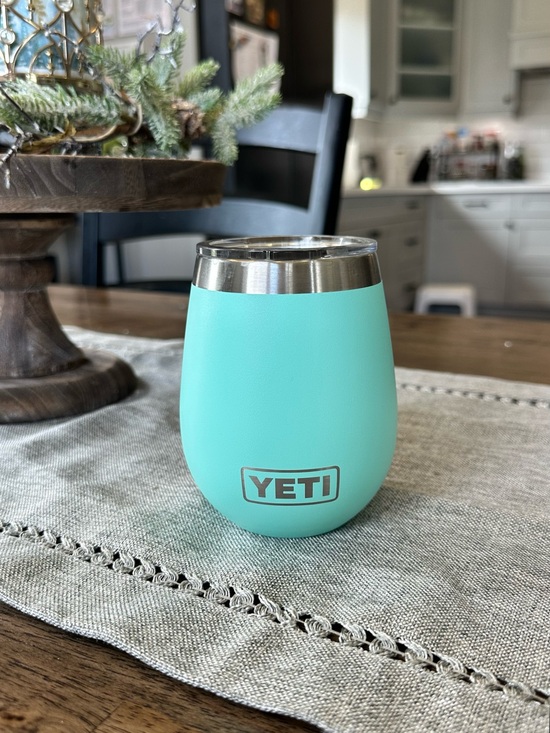 Yeti Other - Yeti Rambler 10 oz Seafoam Blue Wine Tumbler